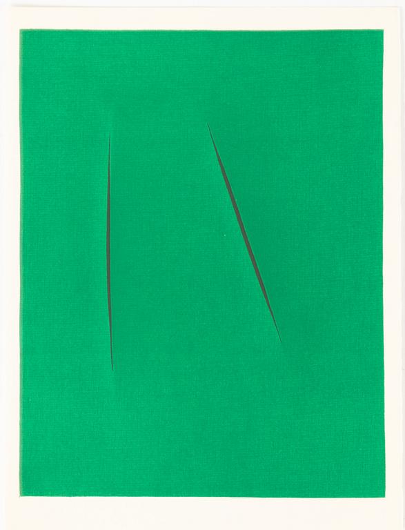 Lucio Fontana, "Concetto Spaziale".