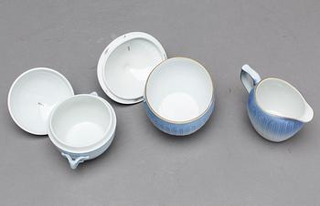 KAFFESERVIS, 29 delar, porslin, "Ballerina", B&G/Royal Copenhagen, Danmark.