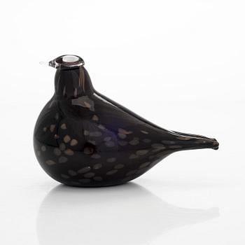 Oiva Toikka, lasilintu, "Tiiri", signeerattu O. Toikka Nuutajärvi.