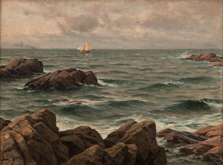 Berndt Lindholm, CLIFFS ON THE SHORE.