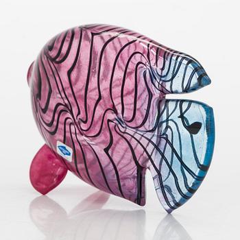 Kerttu Nurminen, a glass sculpture signed K. Nurminen, Nuutajärvi.