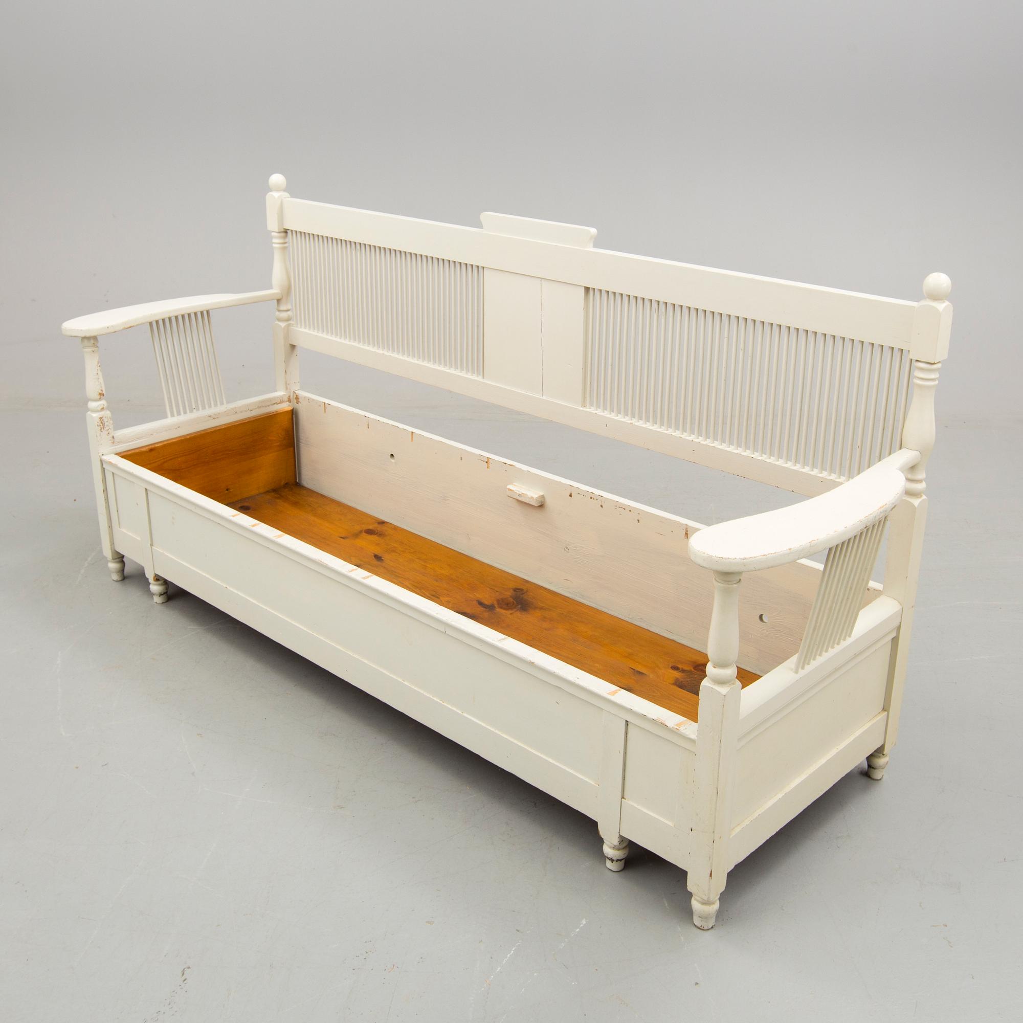 CARL WESTMAN, soffa, "Arbetarmöbeln", formgiven 1899.