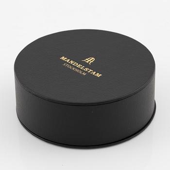 Earrings, Mandelstam, 18K gold with carved rose quartz, pink tourmalines, and brilliant-cut diamonds.