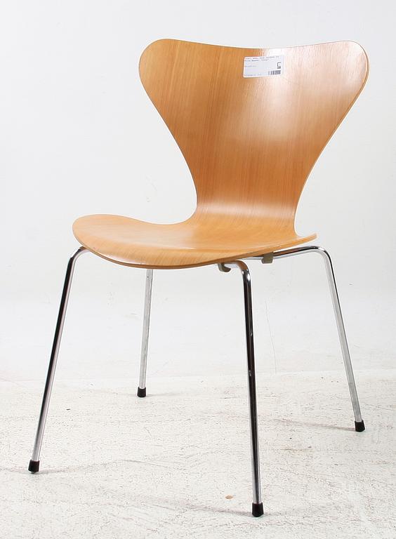 STOL, "Sjuan". Arne Jacobsen för Fritz Hansen.