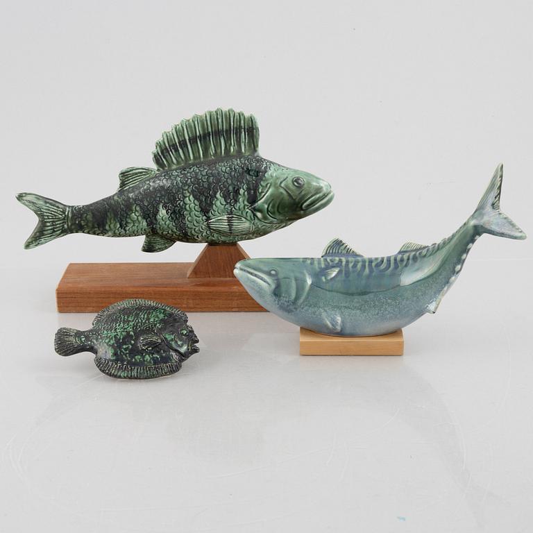 Sven Wejsfelt, three stoneware figurines, Gustavsberg.
