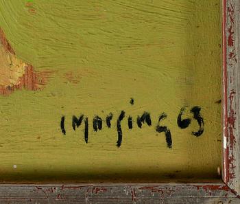 IVAR MORSING, olja på pannå, signerad och daterad -63.