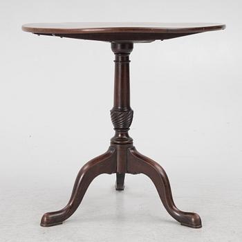 A tilt-top table, late 19th Century.