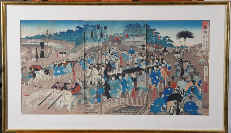 TRÄSNITT, 2 st, sign.