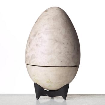 Hans Hedberg, skulptur, ägg, Biot, Frankrike.