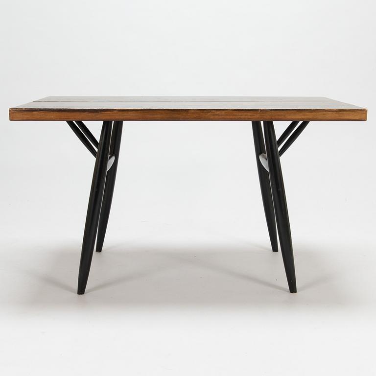 Ilmari Tapiovaara, 1960's 'Pirkka' dining table and benches for Laukaan Puu.