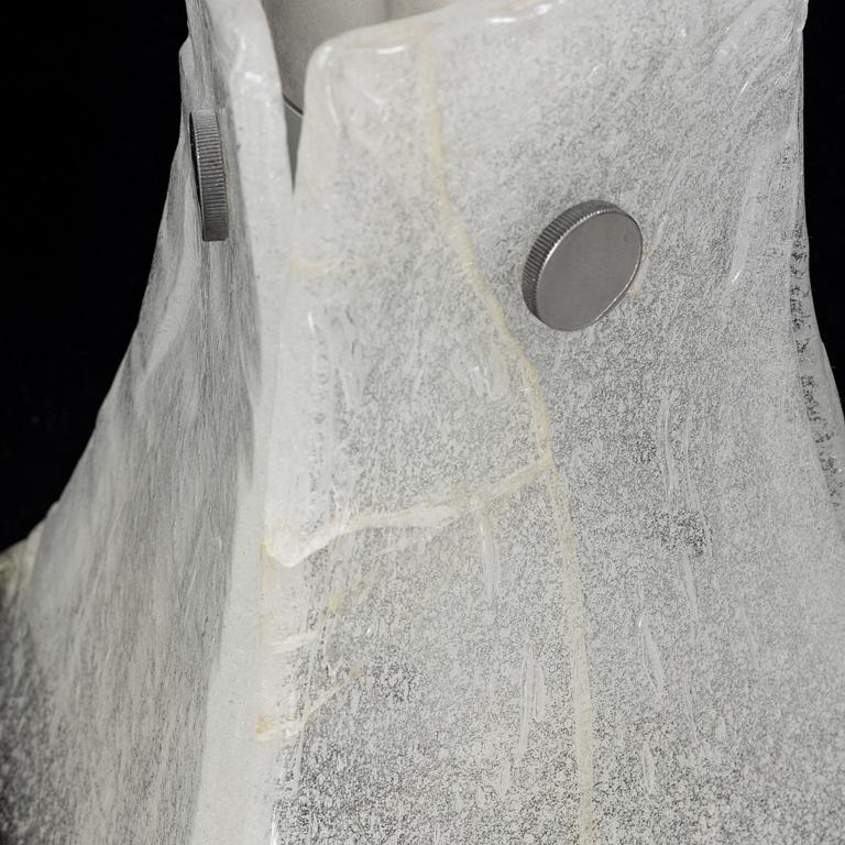 A glass ceiling lamp, second half of the 20th century.