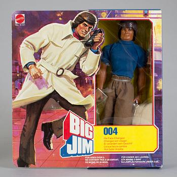 BIG JIM, Boris och 004 i förpackningar, Mattel, 1981.