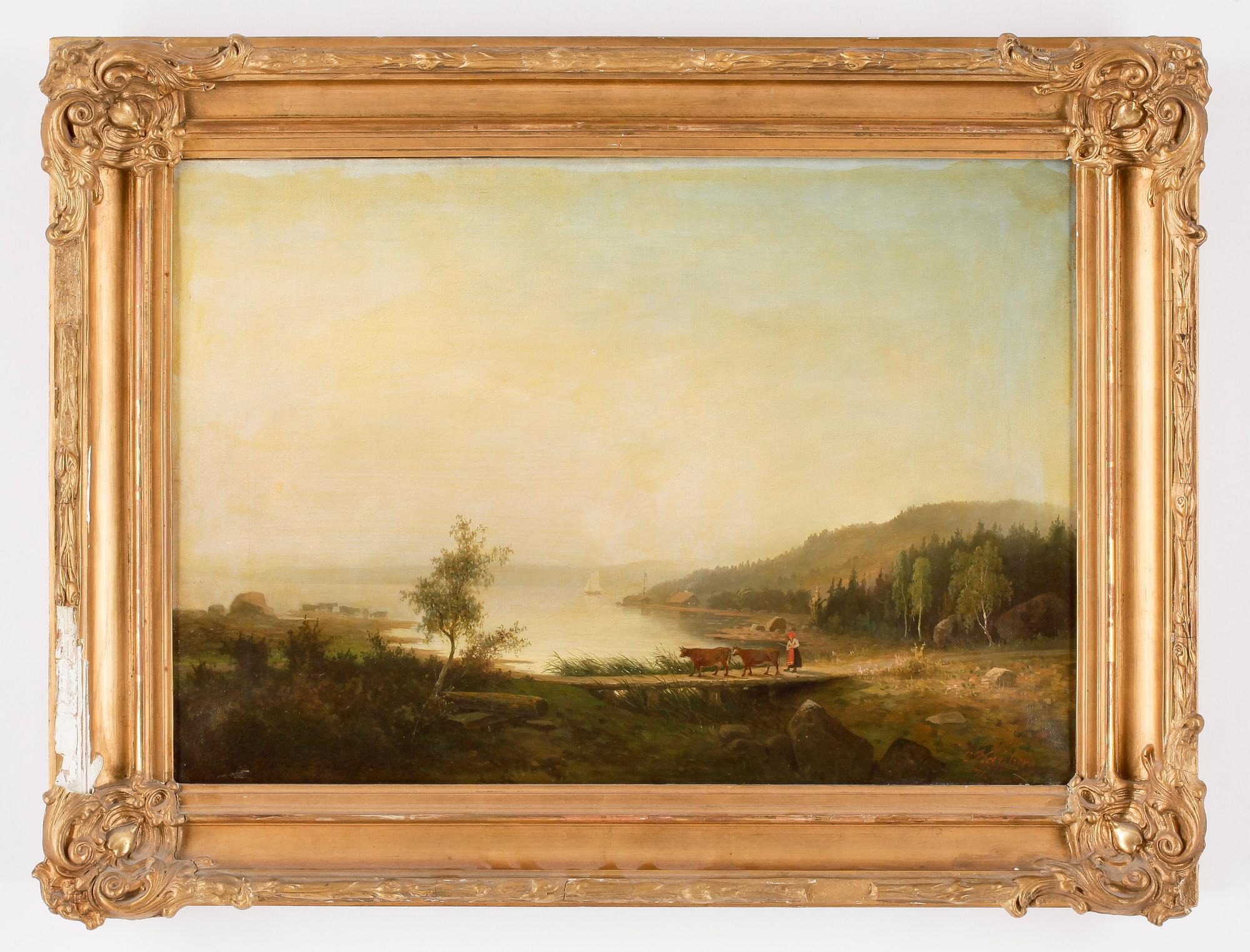 CARL PETER HALLBERG, olja på duk, sign och dat -71.