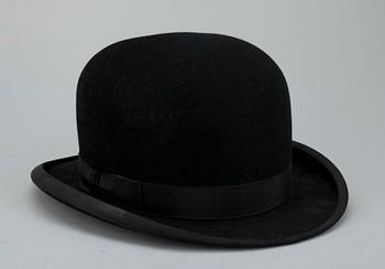 HATT, knall, filt och läder, Hückel flexibel-modell.