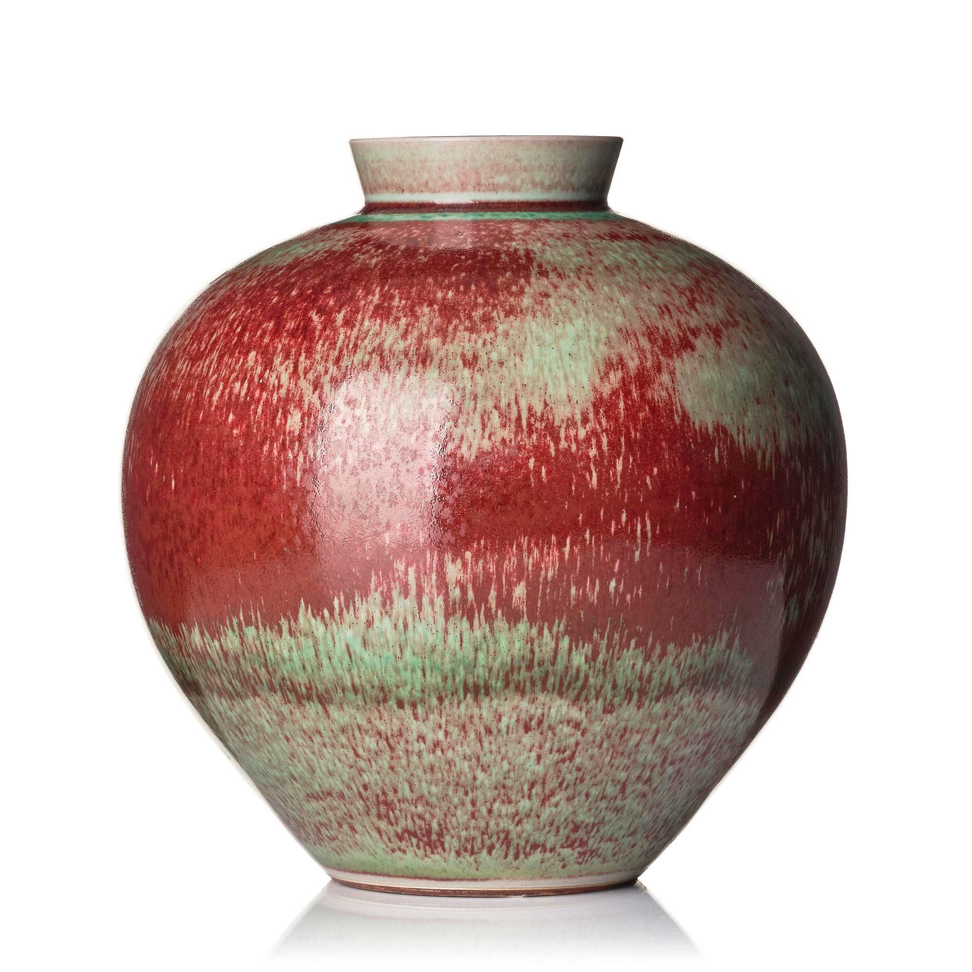 Berndt Friberg, a stoneware vase, Gustavsberg Studio 1962.