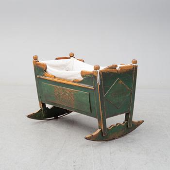 A swedish cradle dated 1839.