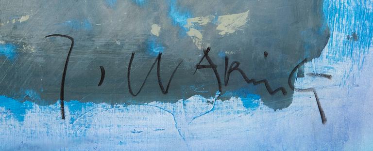 Jörgen Waring, mixed media signerad.