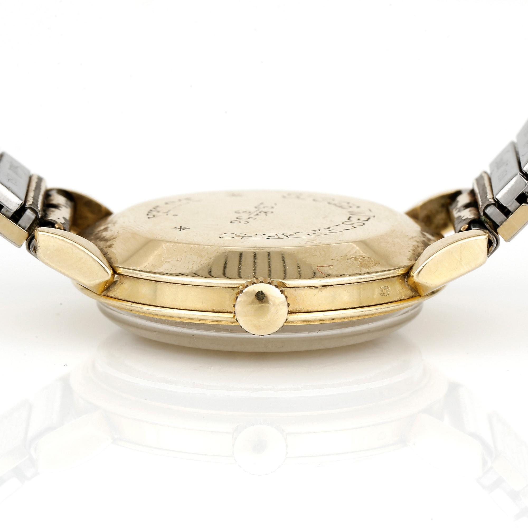 ARMBANDSUR, 14 k guld, Omega Automatic, 1900-talets mitt.