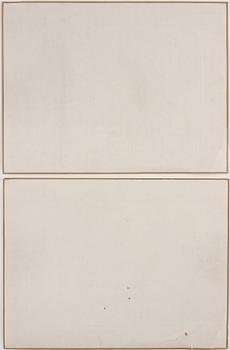 Two album-leaf, ink and colour on paper, after Chen Banding, 20th century.