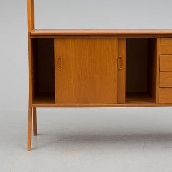 BOKHYLLA, teak, 1950/60-tal.