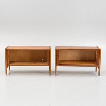 Carl-Axel Acking, likely, a pair of sideboards, Svenska Möbelfabrikerna, Bodafors, mid-20th century.