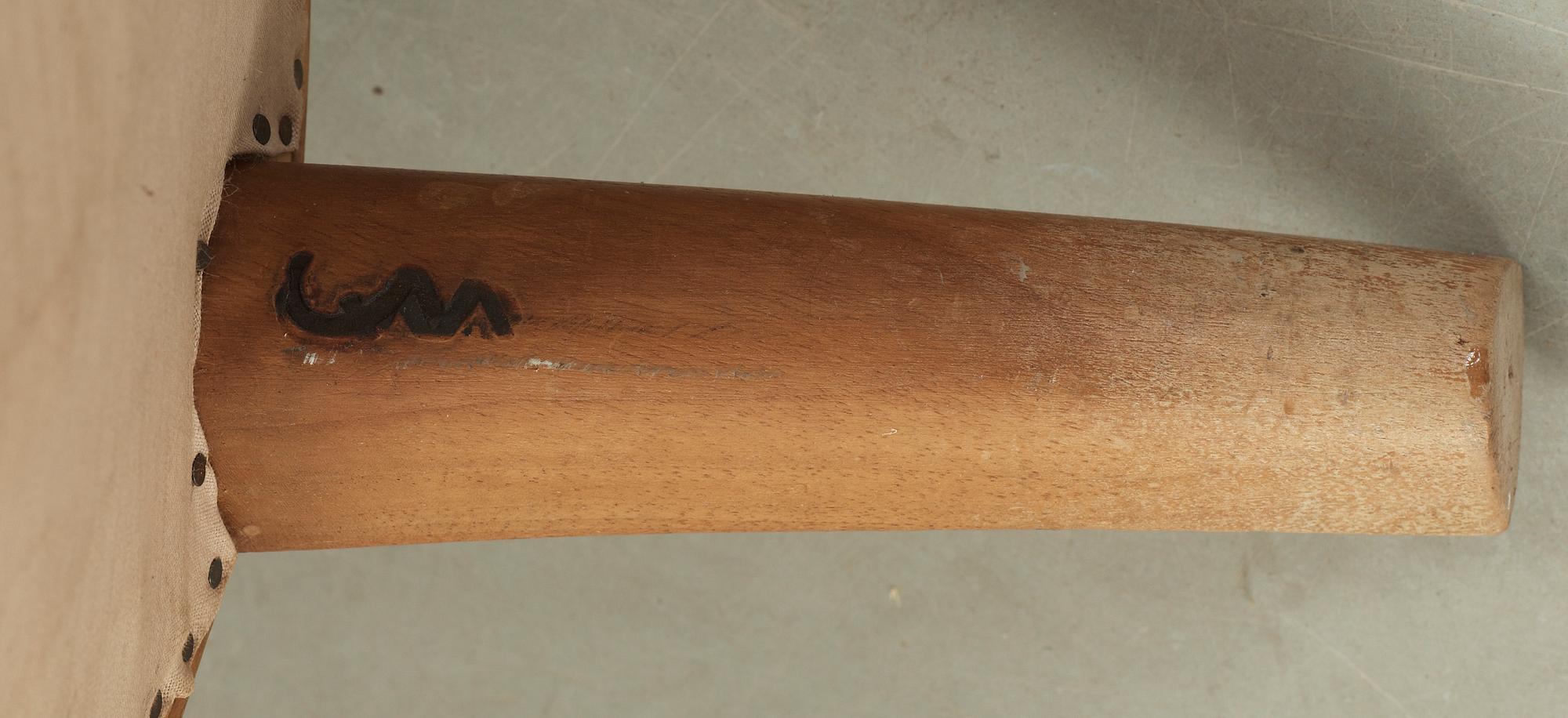 FÅTÖLJ, "Advokaten", Carl Malmsten, omkring 1900-talets mitt.