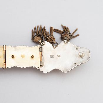 An Ottoman empire / Armenian bridal belt, around 1890-1910.