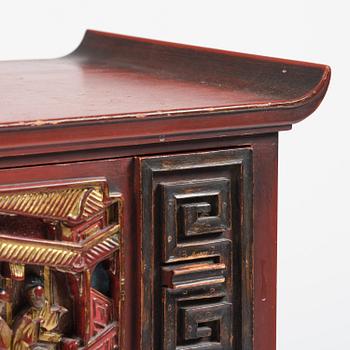 A mirror and chest of drawers from  Carl Johansons Möbleringsaffär, Stockholm, 1920's/30's.