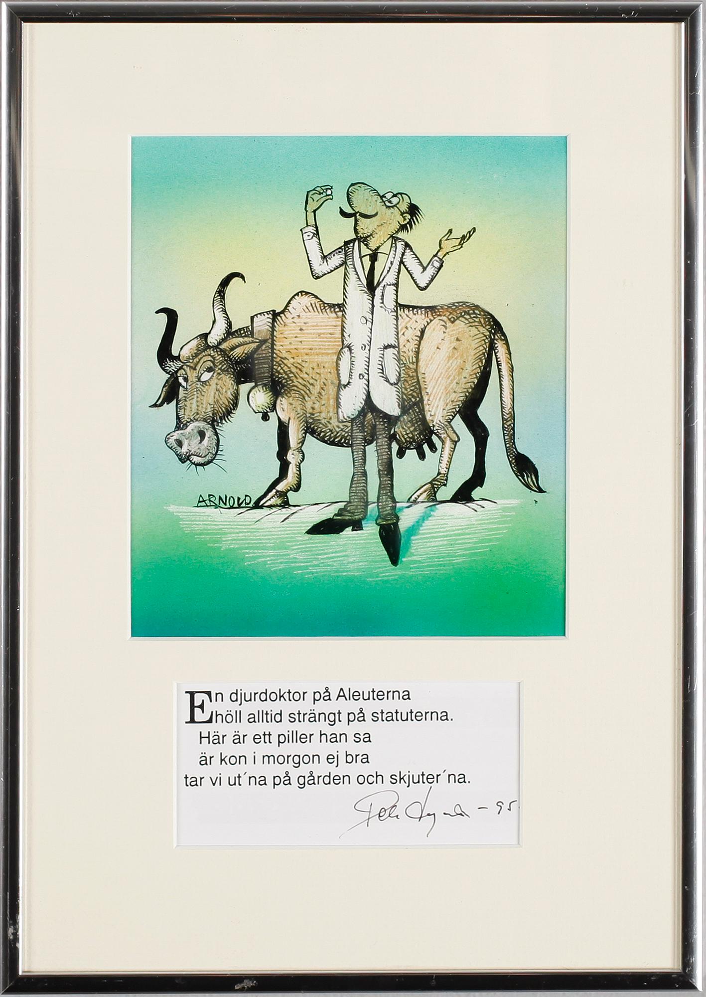 HANS ARNOLD, blandteknik, signerad.