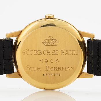 Zenith, wristwatch, 18K gold, 34 mm.