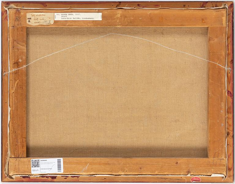 FRITZ LINDSTRÖM, oil on canvas, signed.