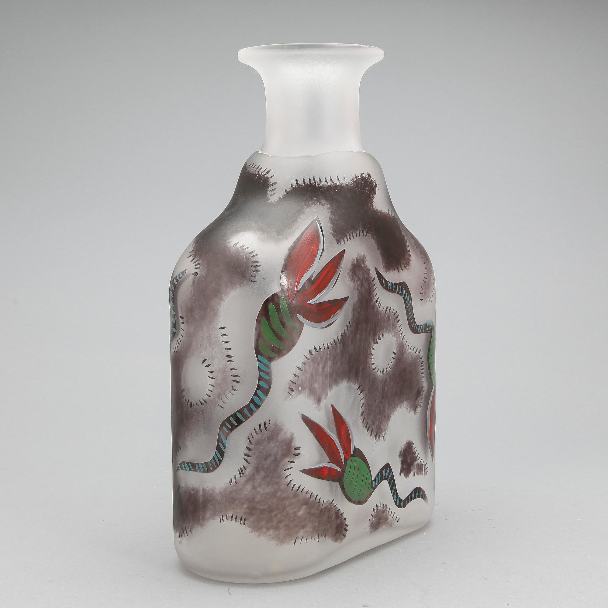 VAS, glas Ulrica Hydman-Vallien, Kosta Boda, signerad undertill.