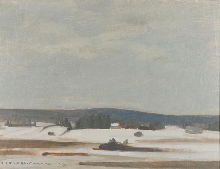 Eero Nelimarkka, Winter Landscape.