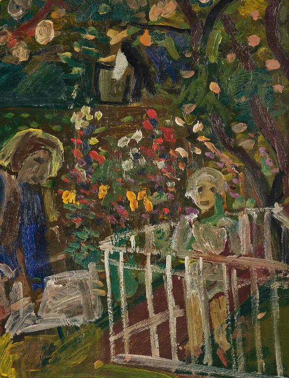 Sven X:et Erixson, In the garden.