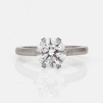 1169. A 1.70 cts brilliant-cut diamod ring.