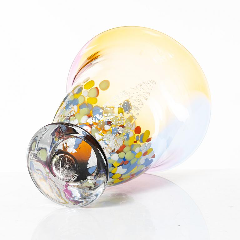 Ardy Strüwer, a glass vase and a dish, Johansfors.