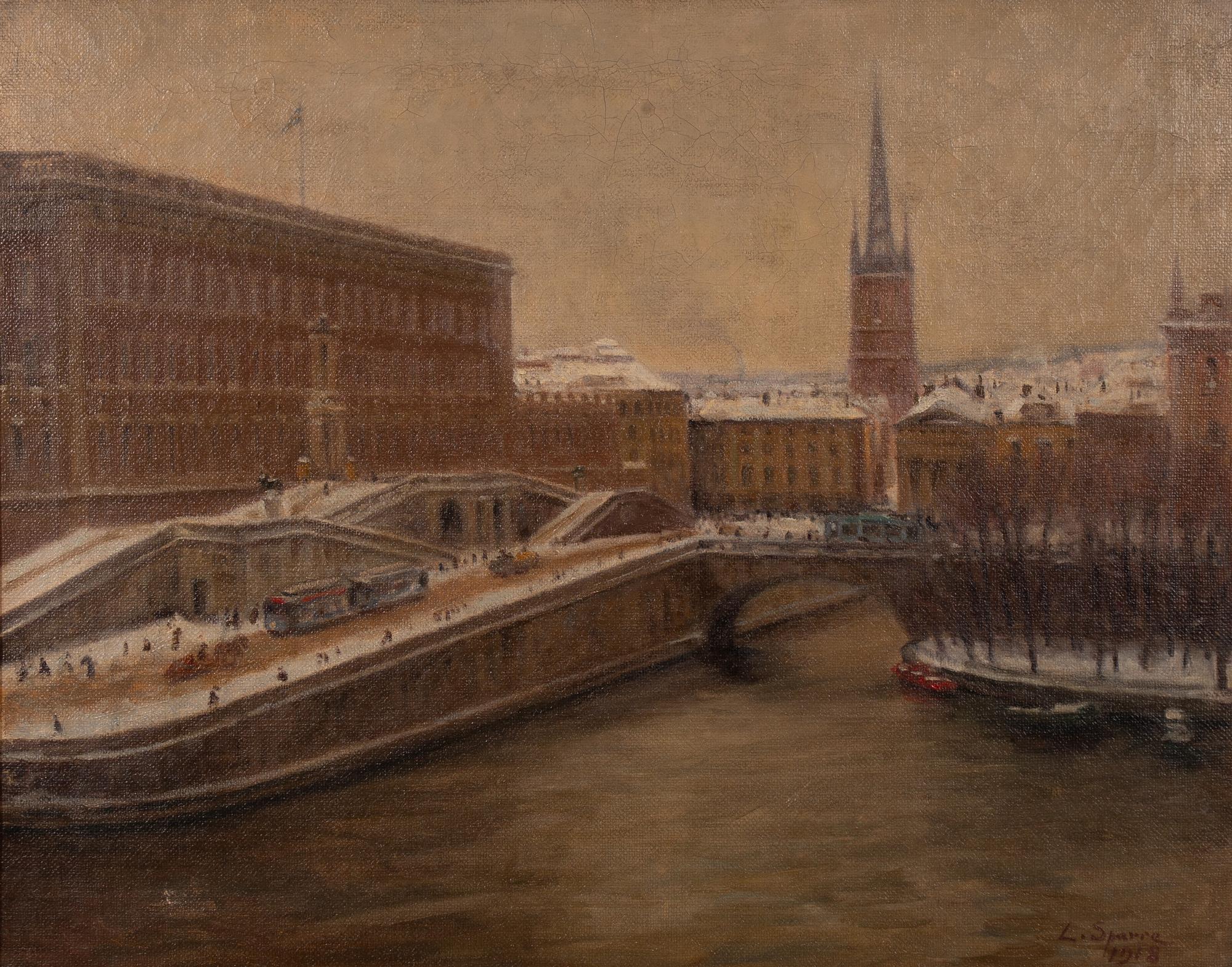 Louis Sparre, Stockholms slott.