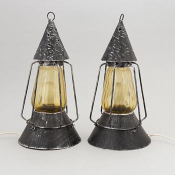 Bordslampor, ett par, Nordiska Kompaniet.