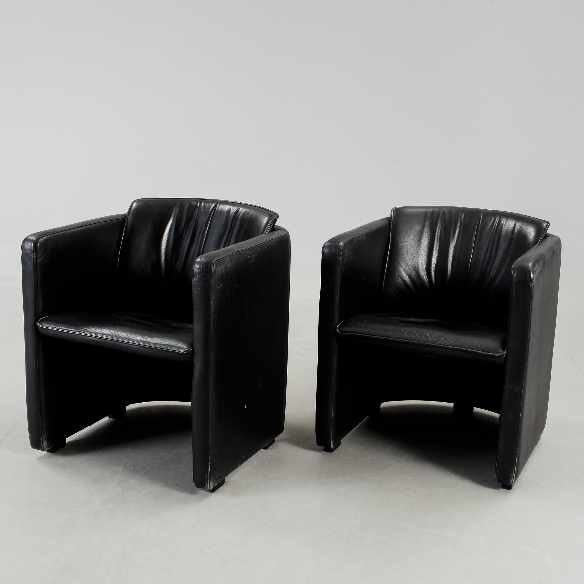 FÅTÖLJER, ett par, "Fiabo Armchair - Leolux", Hugo de Zeeuw.