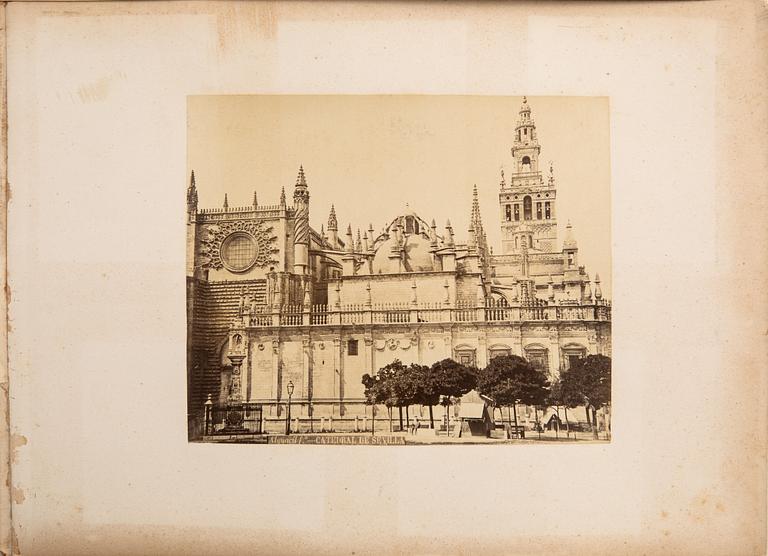 Photographs  11 boxes mostly Sevilla/Spain around 1900.