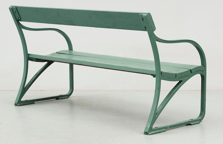 PARKSOFFA, gjutjärn, Näfveqvarn. 1900-tal.
