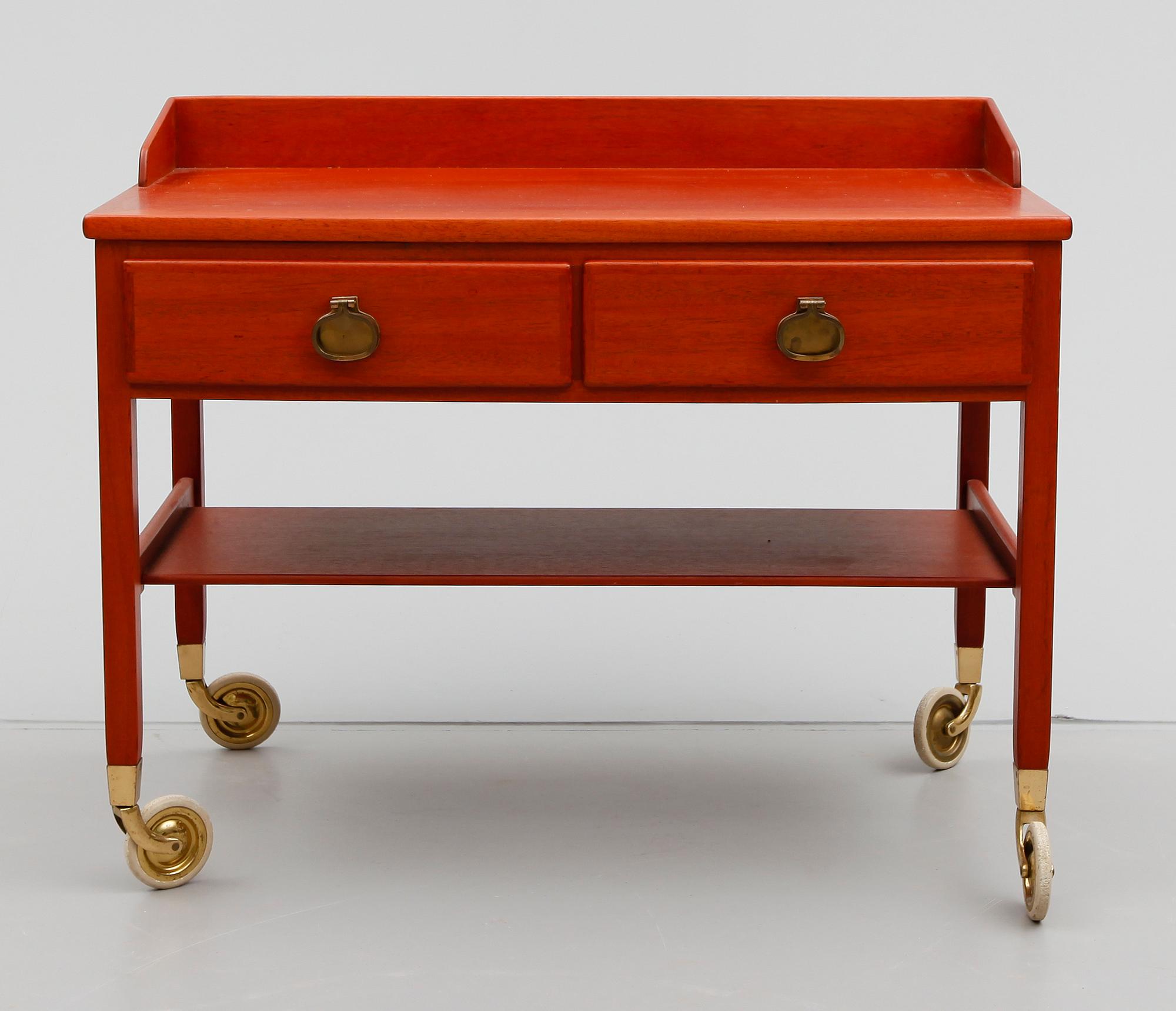 SERVERINGSVAGN, Kerstin Hörlin-Holmqvist, Triva-serien, NK:s verkstäder i Nyköping, 1960-tal.