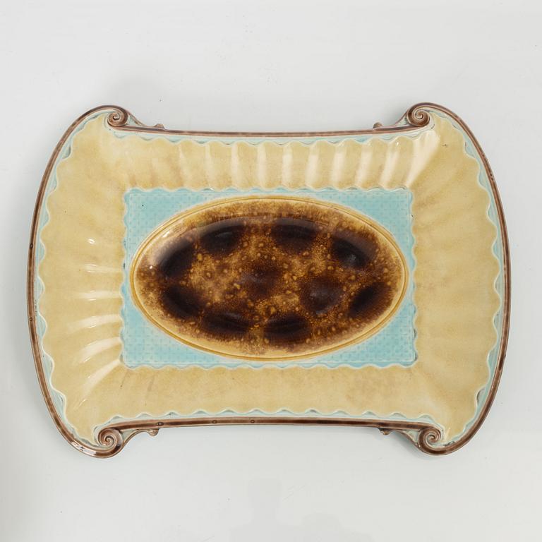 Sparrisfat, majolika, Gustavsberg, sent 1800-tal.