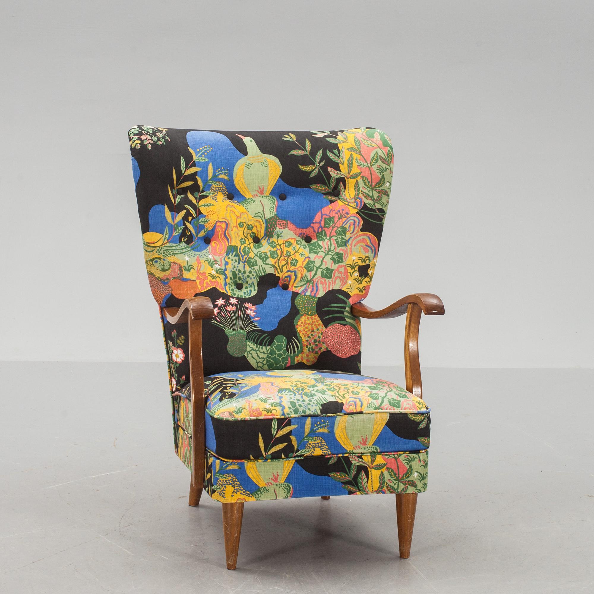 FÅTÖLJ, 1940/50-tal.