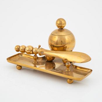 Skrivset, mässing, Gusums Bruk,