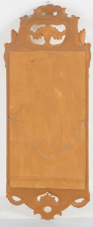 A mid 20th century rococo style mirror.