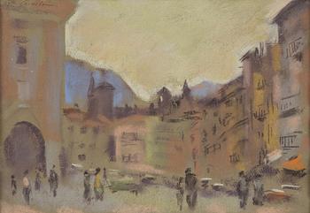 Lotte Laserstein, Cityscape.