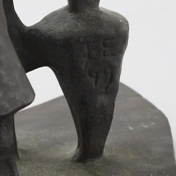 OKÄND KONSTNÄR, skulptur, brons, signerad, Herman Bergman fud, 1900-tal.