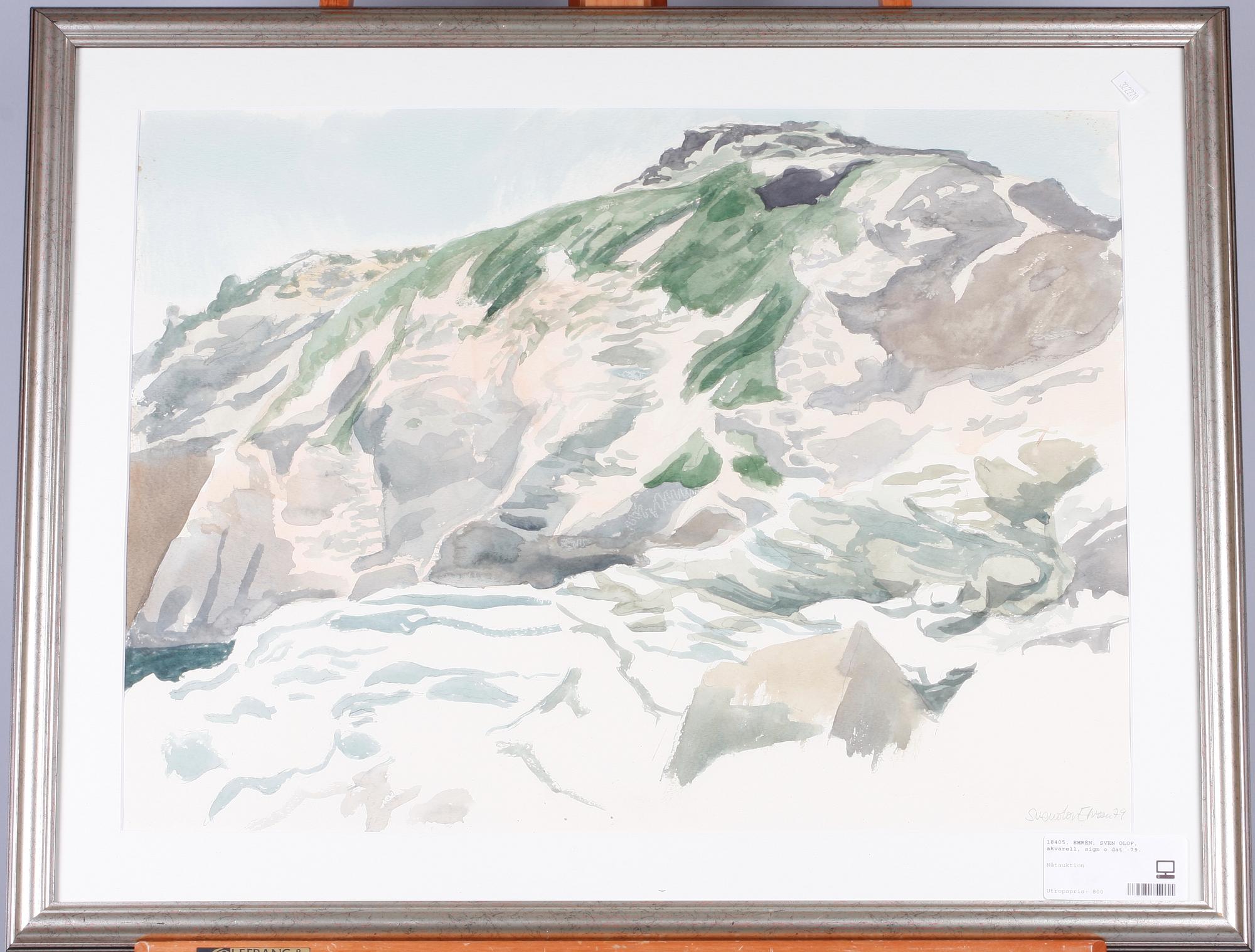 EHRÉN, SVENOLOV, akvarell, sign o dat -79.