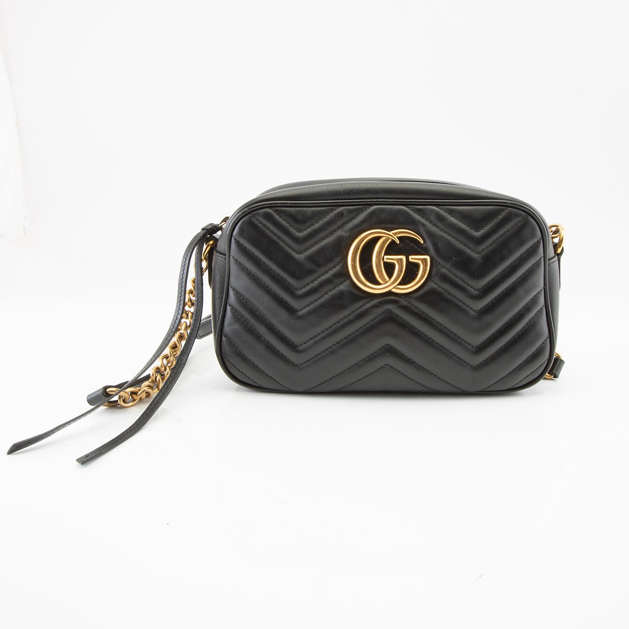 Gucci, bag, "GG Marmont Small Matelassé Bag".